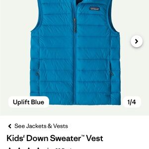 Patagonia Big Kids’ Down SweaterVest Gender-neutral size XXL 16-18
Pre-loved